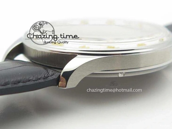 MIROTIME 0417 Sustainable Portuguese IW545408 White Dial ZF 1:1 Best Edition On Dark Blue Leather Strap 7335